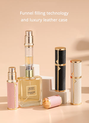 Travel Atomizer for Scents - Leather - Pearlita